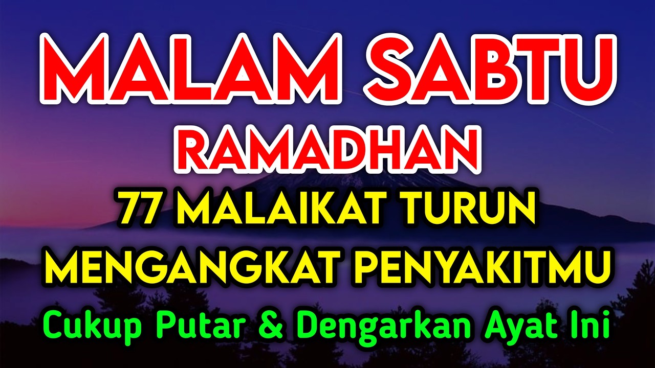RAMADHAN MUST4JAB D0A PENY3MBUH SEGALA PENY4KIT🤲 INSYAALLAH S4KIT DITUBUHMU S3MBUH DOA SYIFA