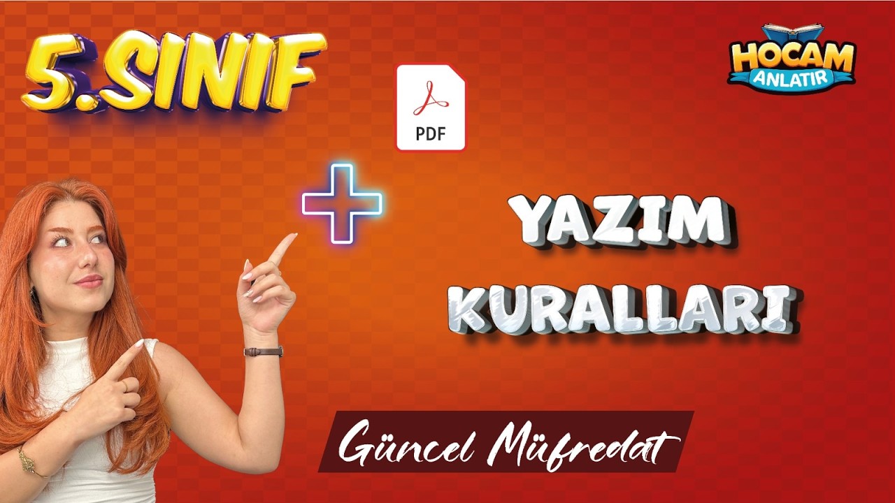 5. Sınıf Türkçe | Yazım Kuralları Konu Anlatımı ve Soru Çözümü #5sınıf #2026