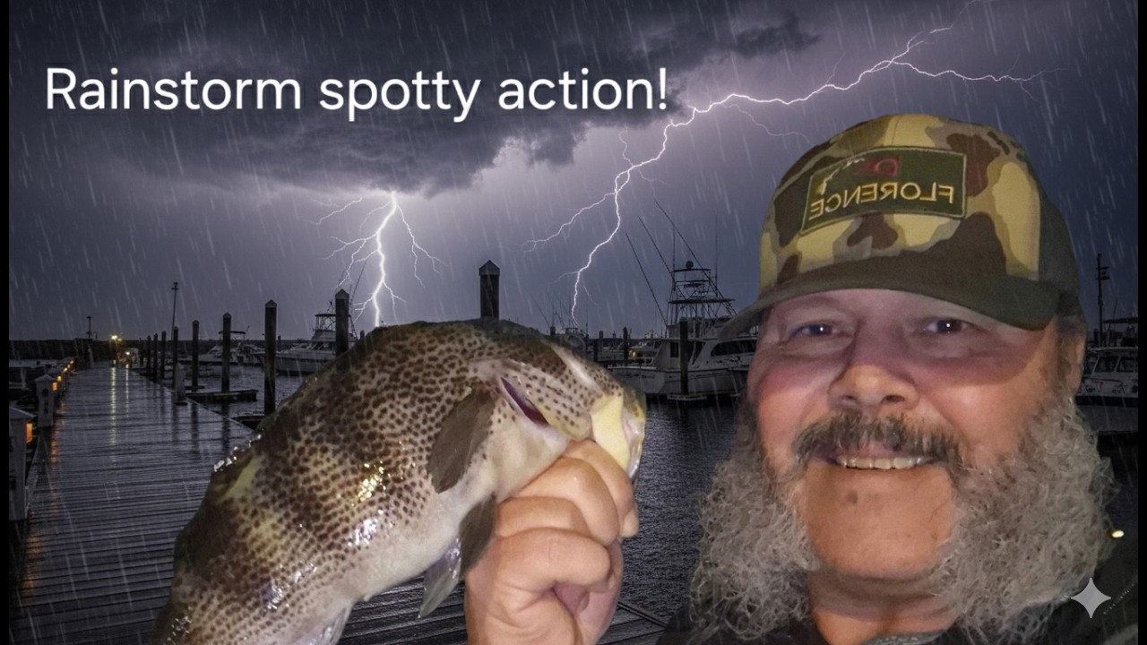 Rainstorm spotted bay bass action! Fishing Newport Harbor 2/11/26