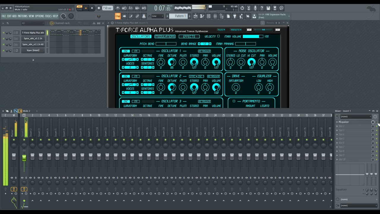 Testing T-Force Alpha Plus #1 - A Basic Hardstyle Supersaw [FREE VST SYNTH]