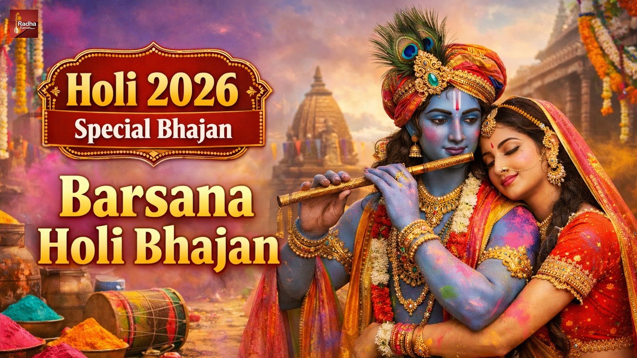 Holi Bhajan 2026 Latest | Radha Krishna Holi Utsav | Braj Ki Rangili Holi
