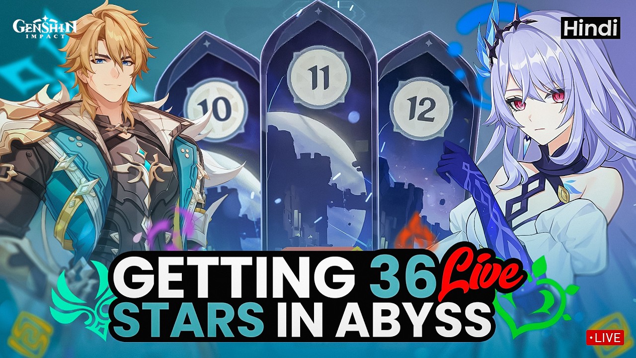 🔴Genshin India Live- Is The *NEW ABYSS* Easy or Hard? | SUBGOAL- 50K