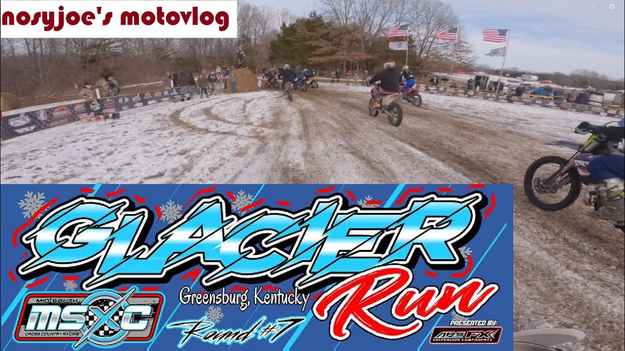 Crazy Ice Race!  |  '23-24 MSXC Glacier Run  |  1993 #XR600R  |  Senior C