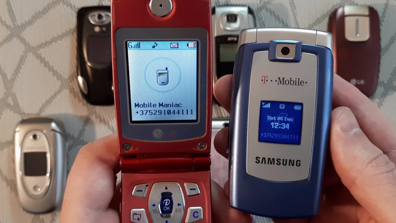 Startup & Incoming call LG G7020 + Samsung SGH-T409