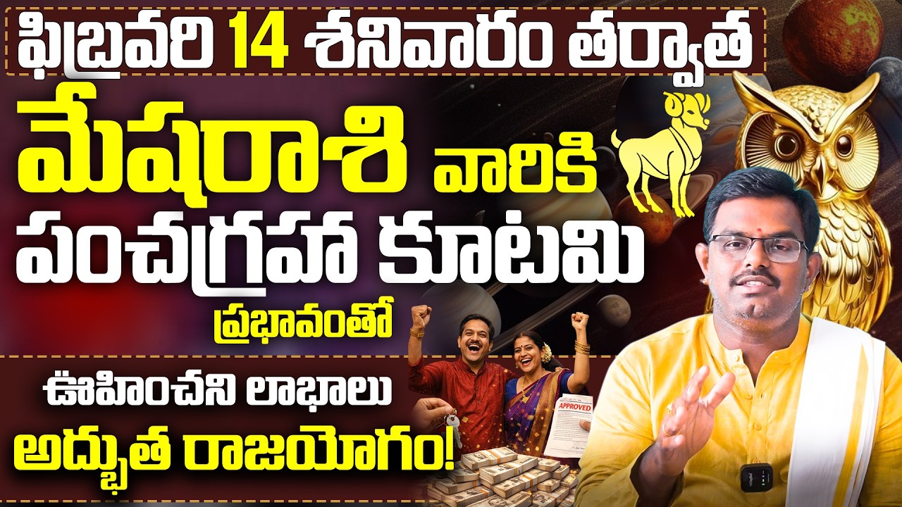 Mesha Rasi Phalalu Telugu | Aries Sign | Mesha Rashi Vara Phalalu | Nittala Phani Bhasker