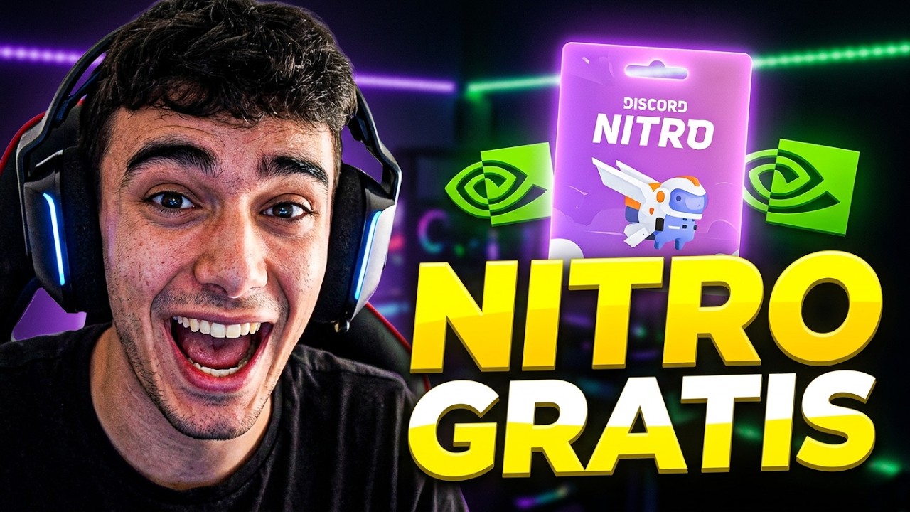 COMO CONSEGUIR DISCORD NITRO GRATIS DURANTE 3 MESES!!! | Discord x NVIDIA | En 4 Minutos (2026)