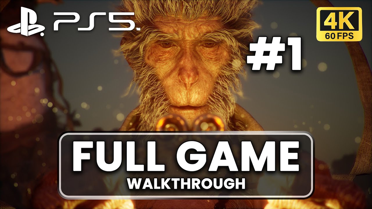 Black Myth Wukong - PS5 Slim Gameplay Walkthrough FULL GAME STORY [4K HDR 60FPS] PART #1