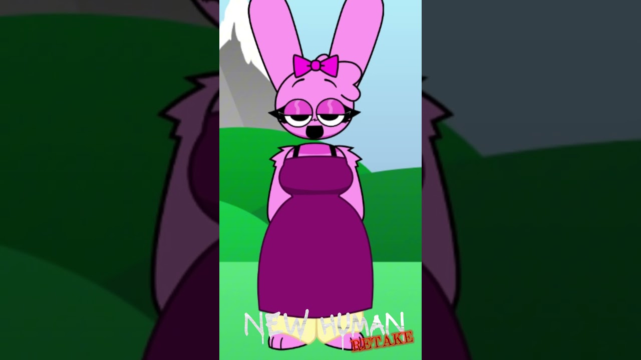 SPRUNKI RETАKE NEW HUMAN PINKI in Action: Horror Meets Normal!  #sprunki #incredibox #retake #sus