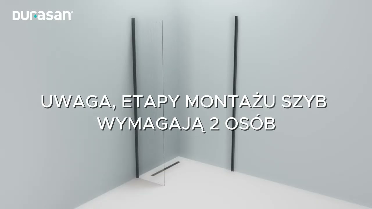Instrukcja montażowa kabiny prysznicowej Titanium Open - 5-kąt