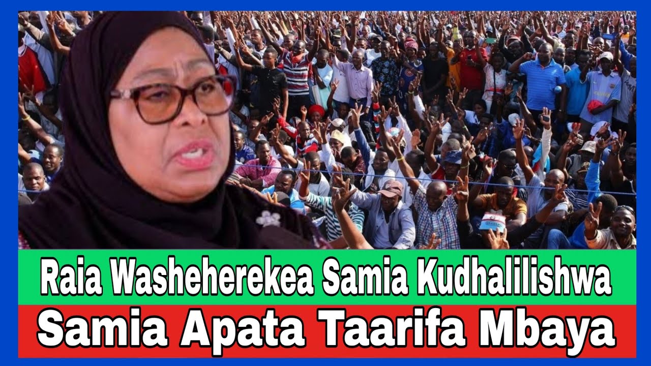 Samia Apokea Taarifa Mbaya Usiku;Raia Washeherekea Hatua ya Bunge la Ulaya Kukata ufadhili Tanzania