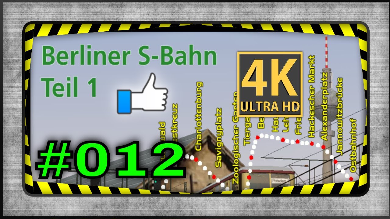 Microsoft Train Simulator Gameplay 4K – 012 – Berlin S Bahn - Frühberufsverkehr 2/2