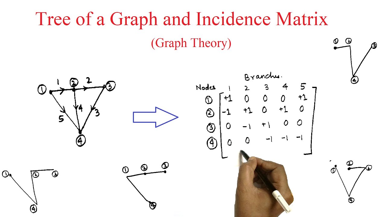 Lecture #2 Tree of a Graph and Incidence Matrix (Graph Theory)