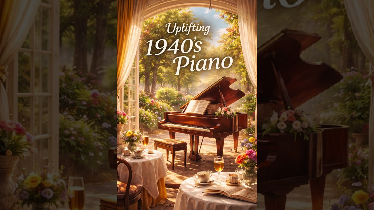 🌅🎹1940s VINTAGE JOY & Uplifting Piano | Positive Background Music for Home & Restaurants