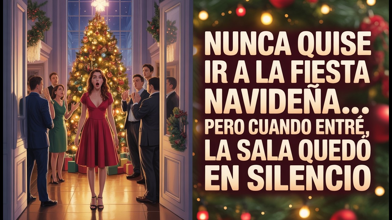Nunca quise ir a la fiesta navideña de la empresa de mi esposa    pero cuando entré, la sala quedó e