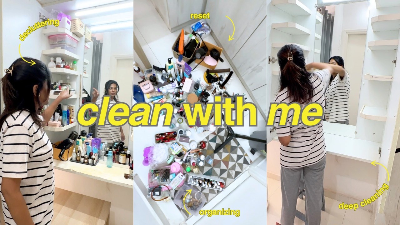 Aesthetic Dressing Table Organization | Beauty Storage Ideas & Shelf Styling