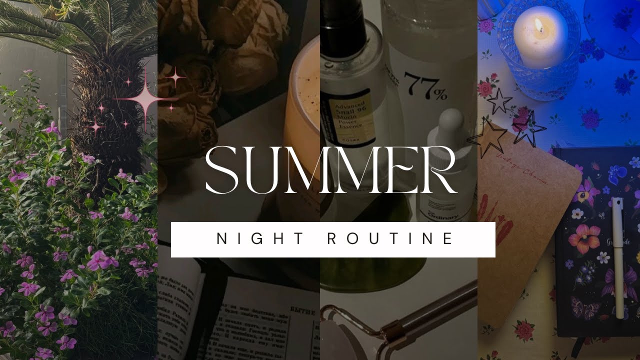 Summer Night Routine 🌙✨| My Go-To Self-Care Rituals to End the Day Right 🛁🌸📱😴