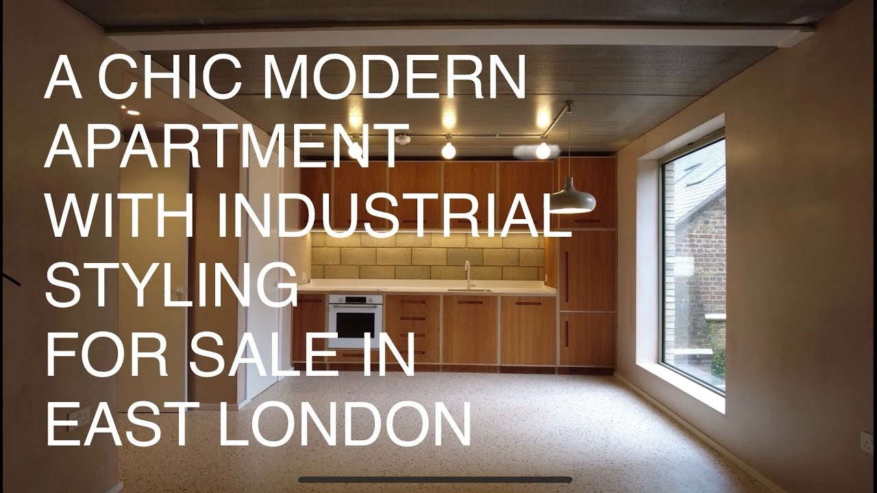 A MODERN APARTMENT WITH INDUSTRIAL STYLING FOR SALE IN EAST LONDON