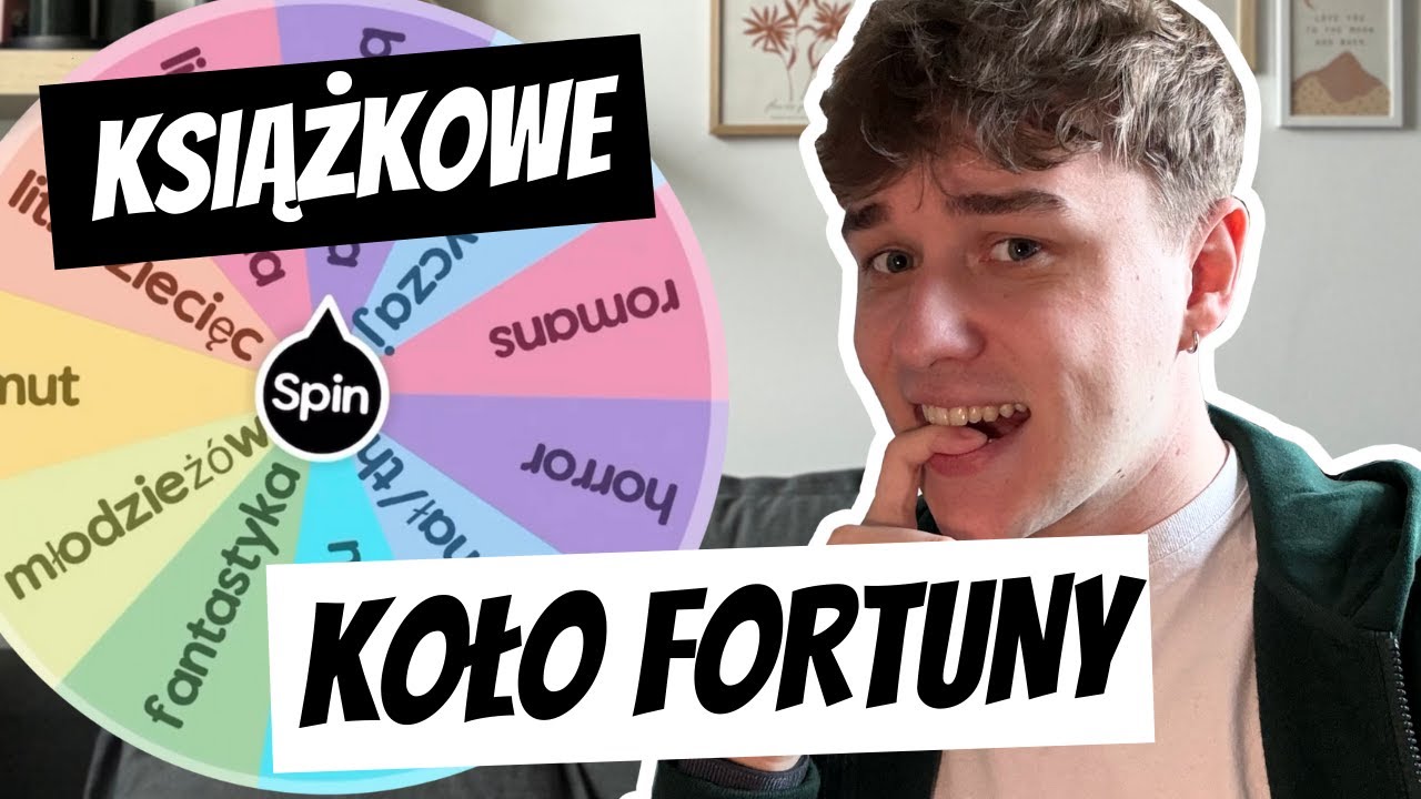KSIĄŻKOWE KOŁO FORTUNY (jaki gatunek muszę przeczytać?🤔)