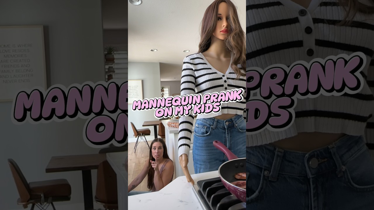 MANNEQUIN PRANK ON MY DAUGHTERS! 🤪😂