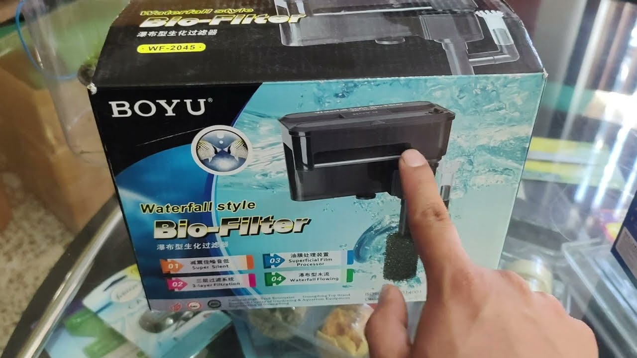 UNBOXING : filtro BOYU WF-2045