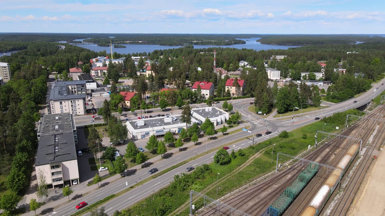 [Drone] Lappeenranta Lauritsala Kirkko Kaukaan tehdas