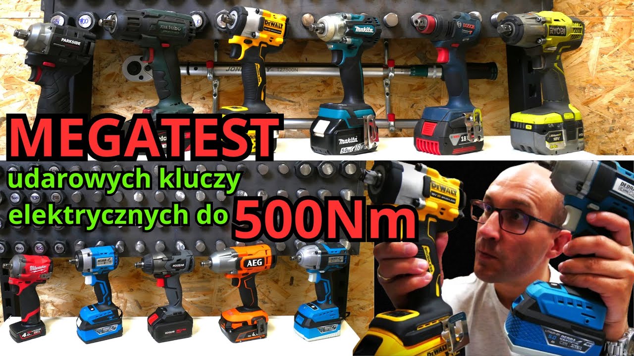 MEGATEST udarowych kluczy elektrycznych do 500Nm + nasze stoisko na Speedland Festival