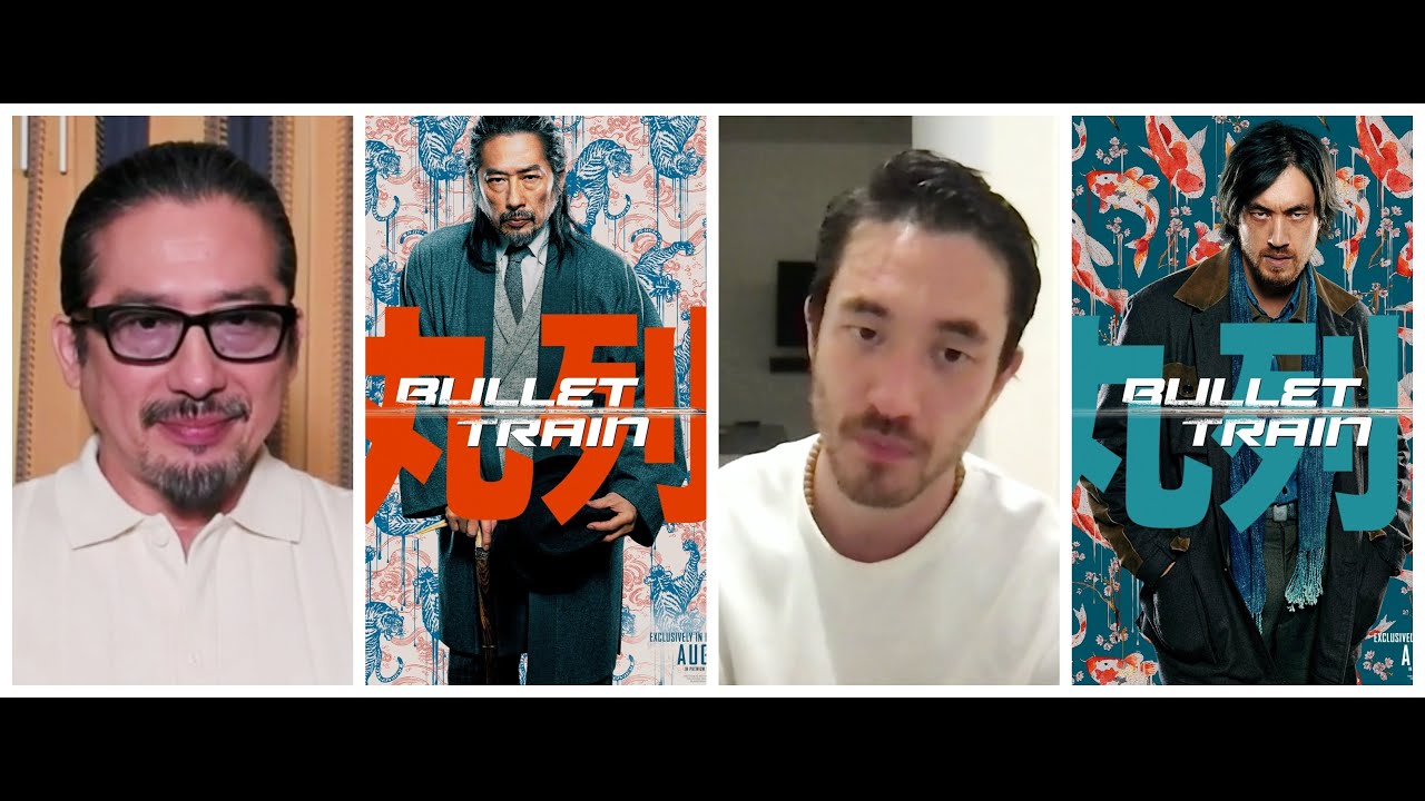 Interview: Hiroyuki Sanada and Andrew Koji talk Bullet Train, Swords and working with Brad Pitt