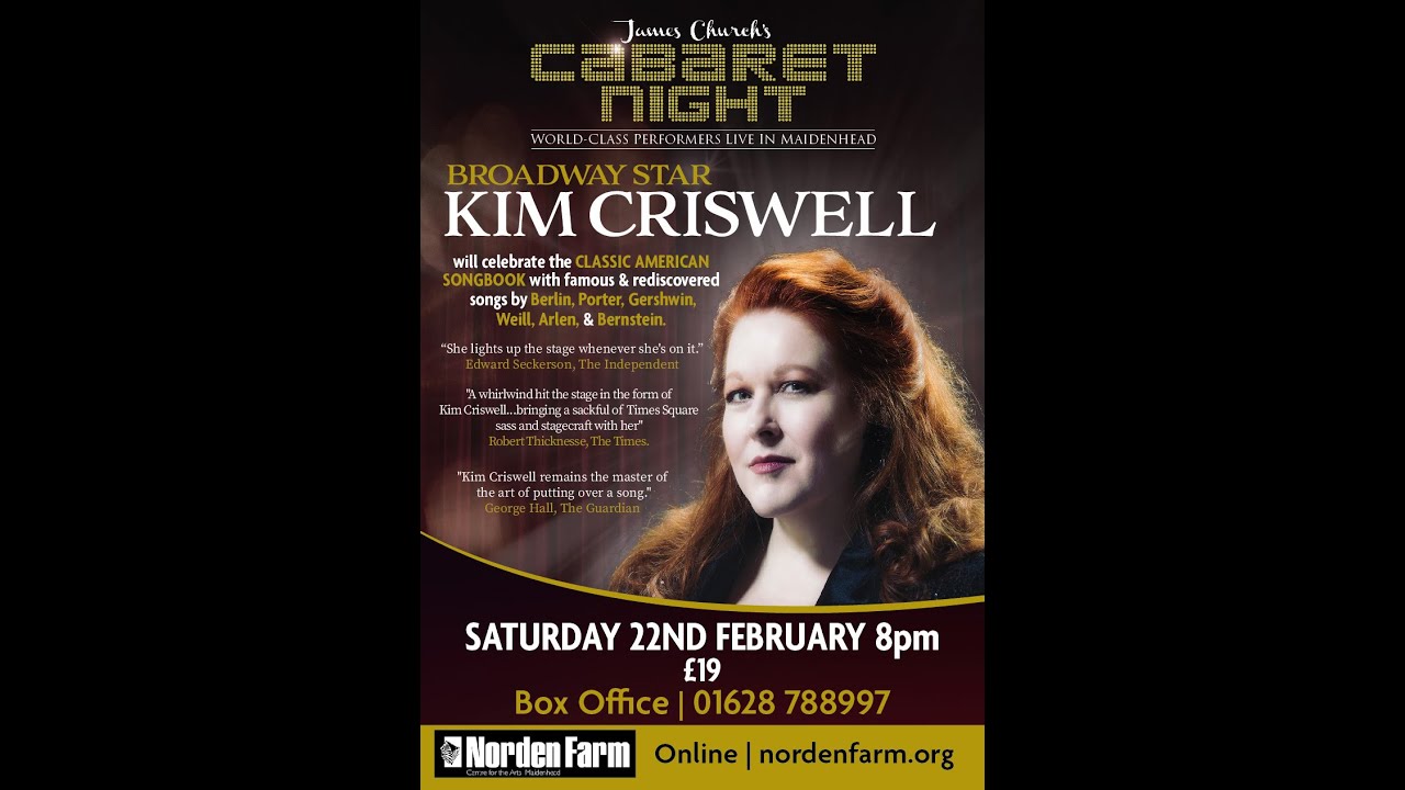 Cabaret Night with Kim Criswell (2025 promo)