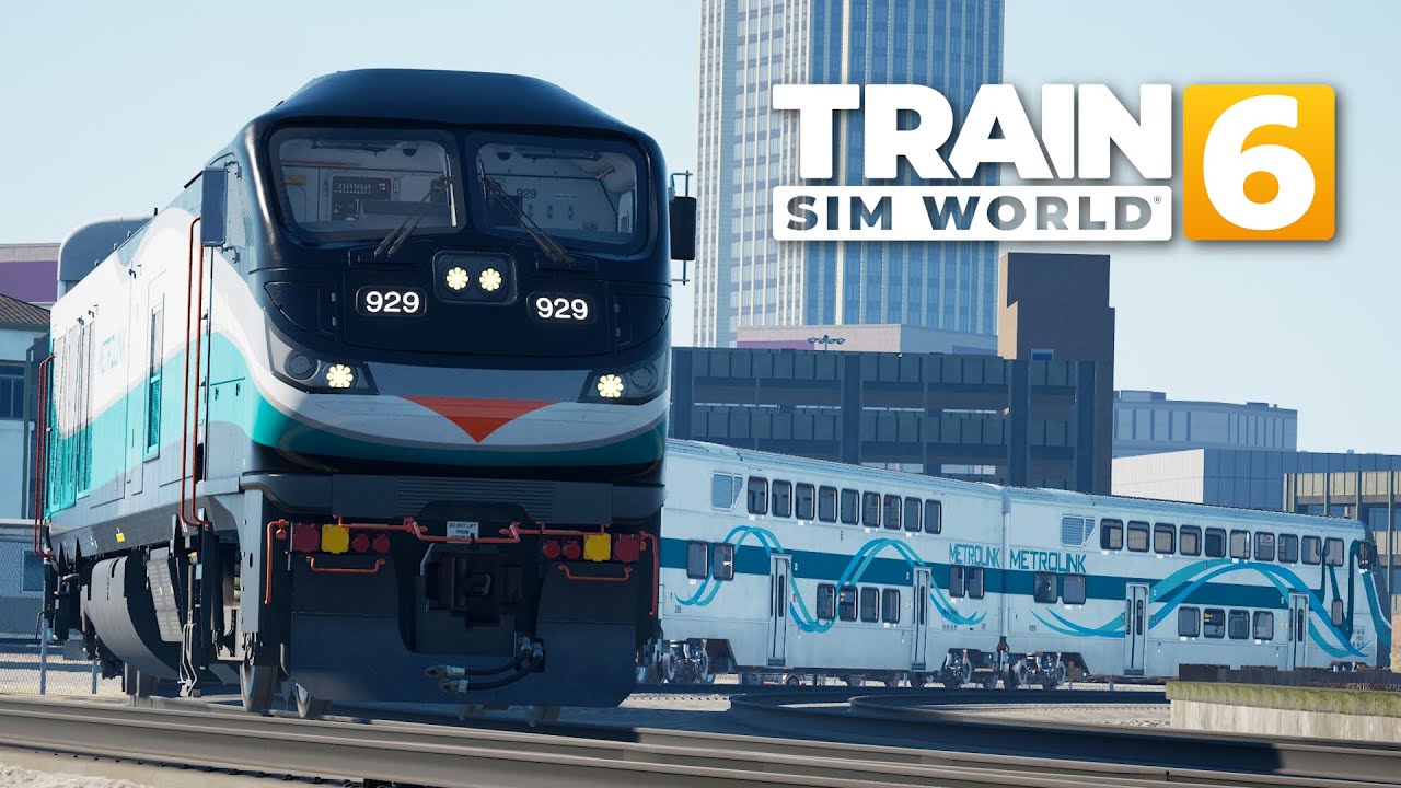 Train Sim World 6 - Antelope Valley Line - From Los Angeles To Lancaster - With EMD F125 Spirit