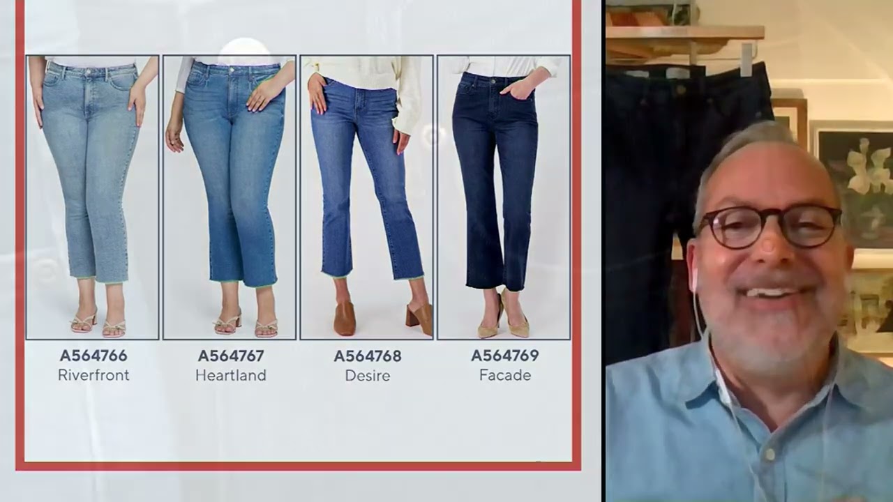 NYDJ Higher Rise Slim Bootcut Ankle Jeans on QVC