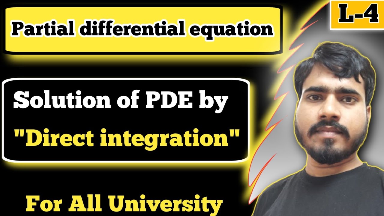 Solution of Partial differential equation by 
