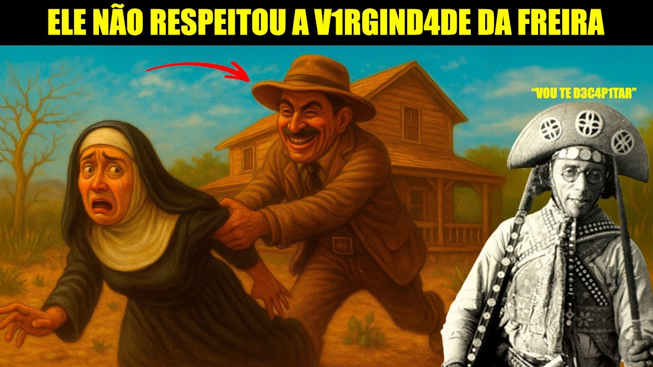 ELE VIOLOU A VIRG1ND4DE DA P0BRE FREIRA… CHAMARAM LAMPIÃO E O CALDO ENGROSSOU