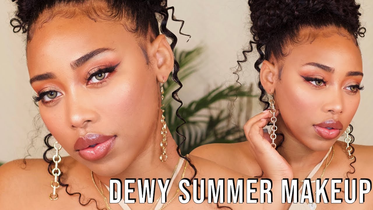 GRWM: MY GO-TO DEWY SUMMER MAKEUP ROUTINE| HOW TO DO A NATURAL GLOWY SUMMER GLAM | CHAOTIC ALLURE