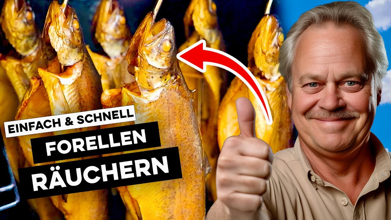 Perfekt GER&Auml;UCHERTE FORELLE im Gas-R&auml;ucherofen (Unglaubliche einfach!) 🐠