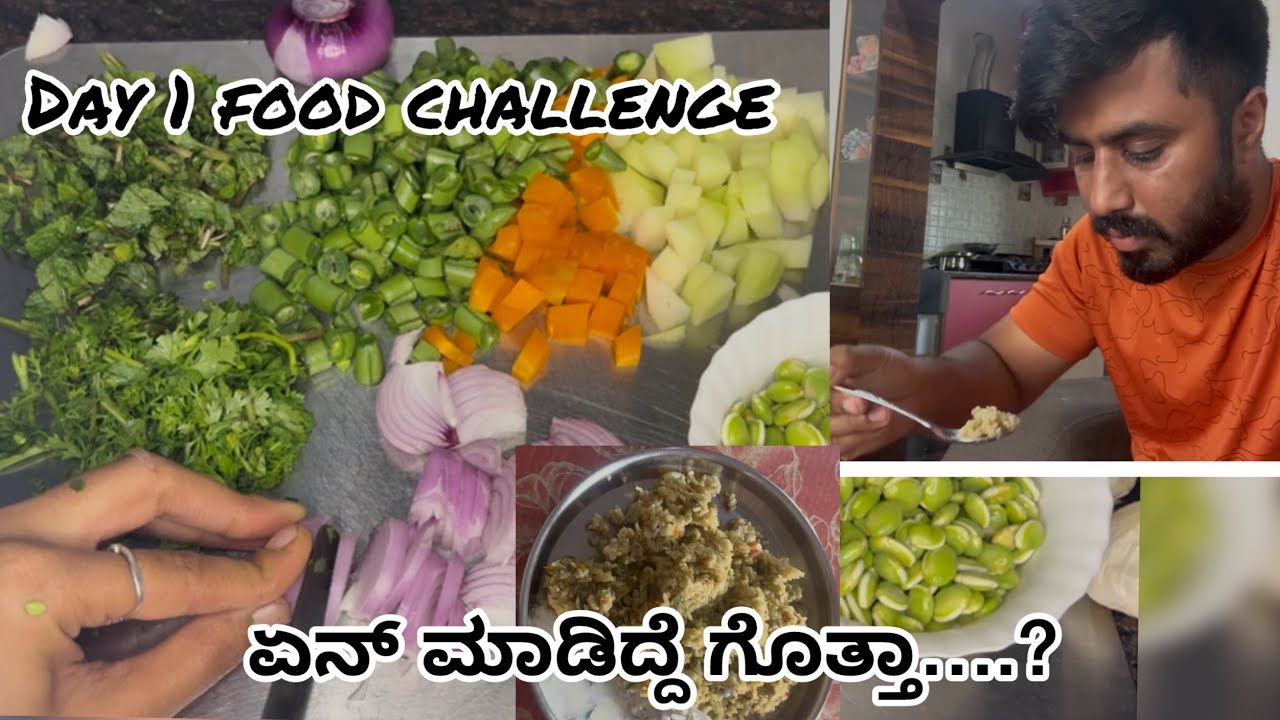 Day 1 Food Challenge | For My Husband | Food Challenge Vlog