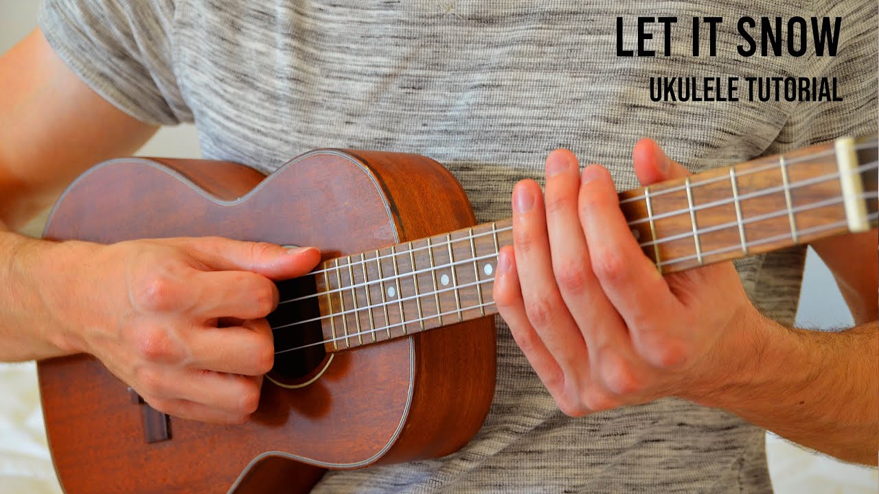 Let It Snow EASY Ukulele Tutorial With Chords / Lyrics