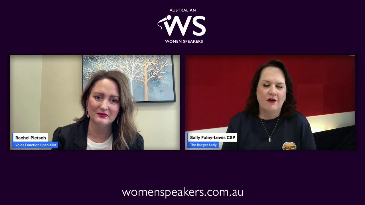 Australian Women Speakers Livestream with Rachel Pietsch