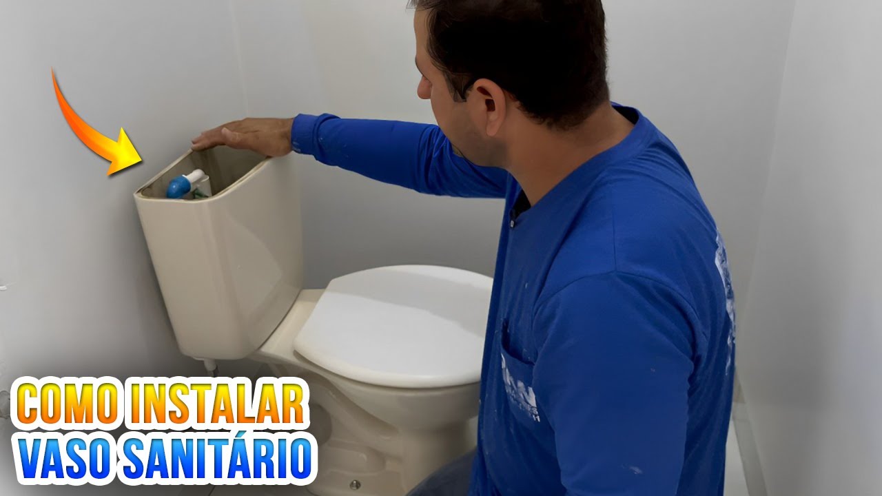 Como Instalar Vaso Sanitário com Caixa Acoplada (PASSO A PASSO COMPLETO)