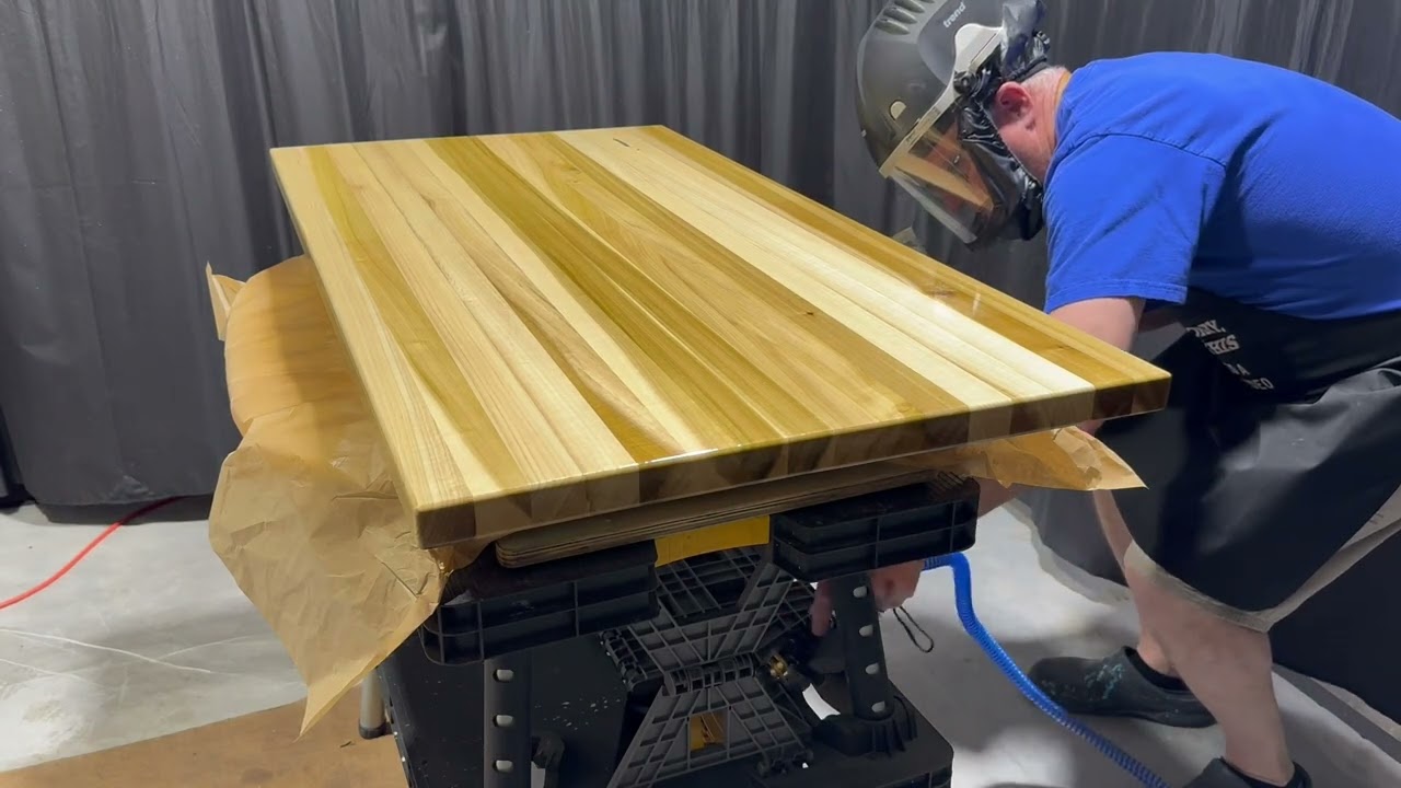 Clean Armor Wood 700 Satin - Spray application