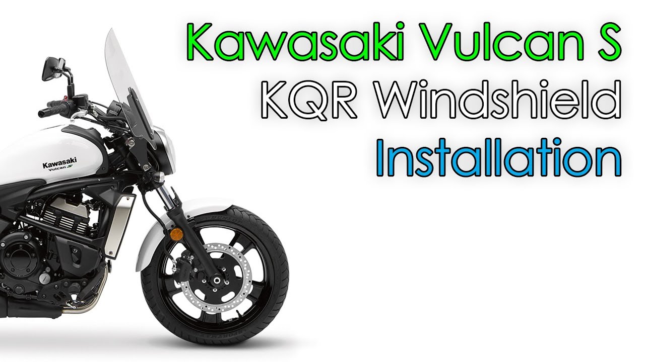 Kawasaki Vulcan S KQR Windshield Installation [OMG CRAFTS]