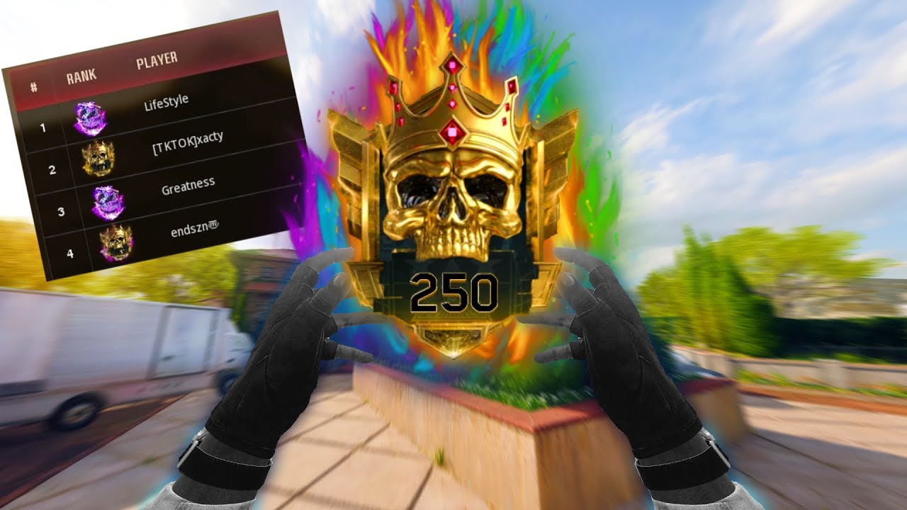 Rainbow Streak HACKER gets SMOKED in TOP 250 Ranked Play!!