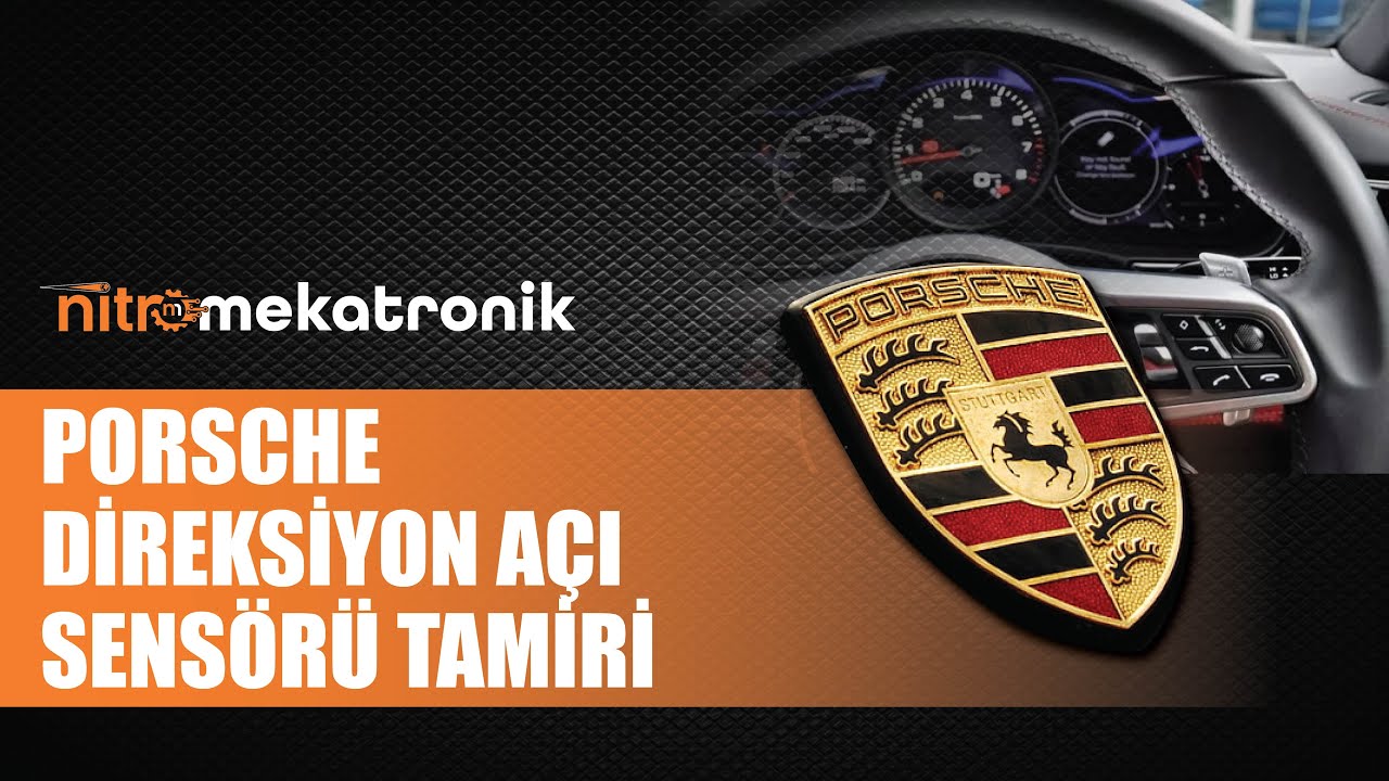 Porsche Direksiyon Açı Sensörü Tamiri  | Porsche Steering Angle Sensor Repair (SAS)