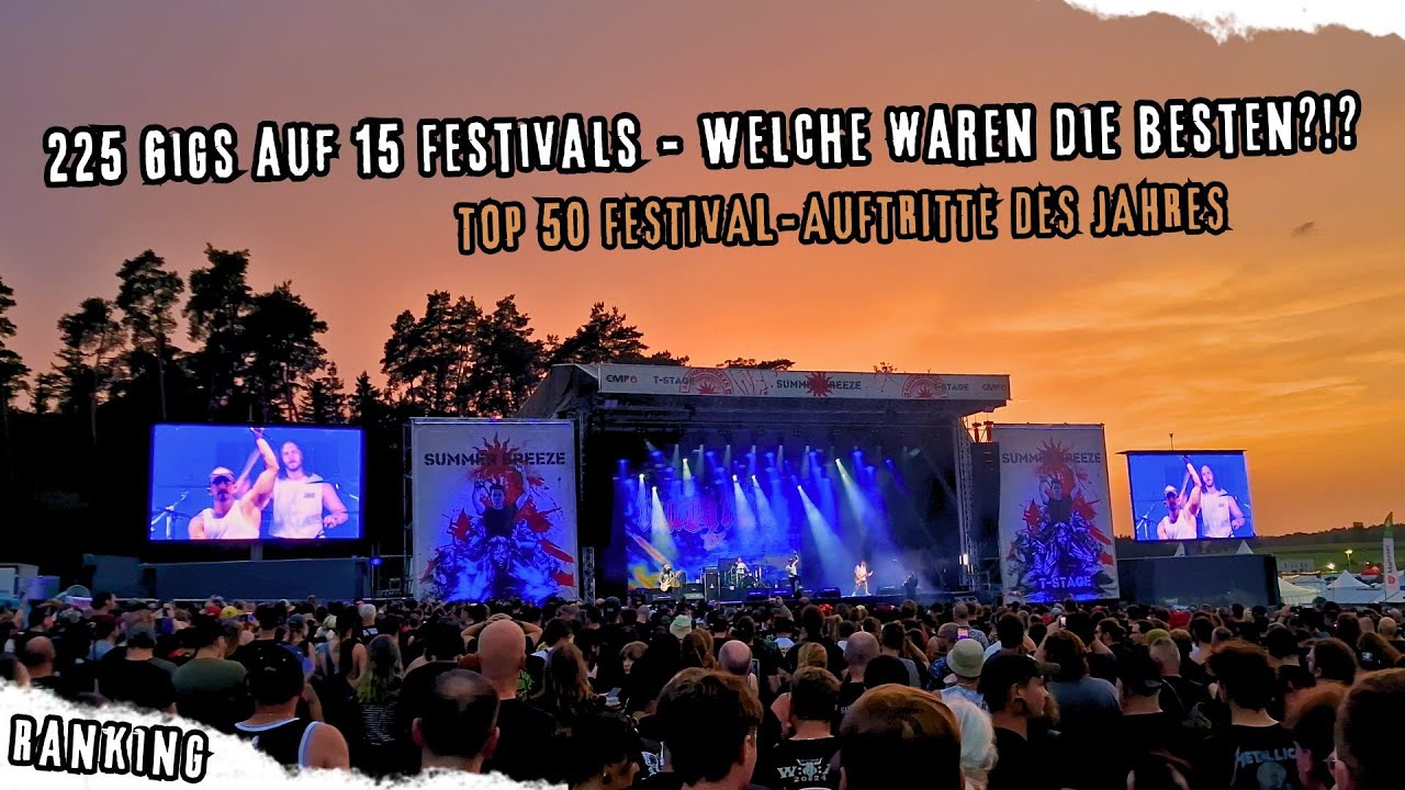 Die BESTEN FESTIVAL-AUFTRITTE des Jahres 2025 | Meine TOP 50 (Teil 1)