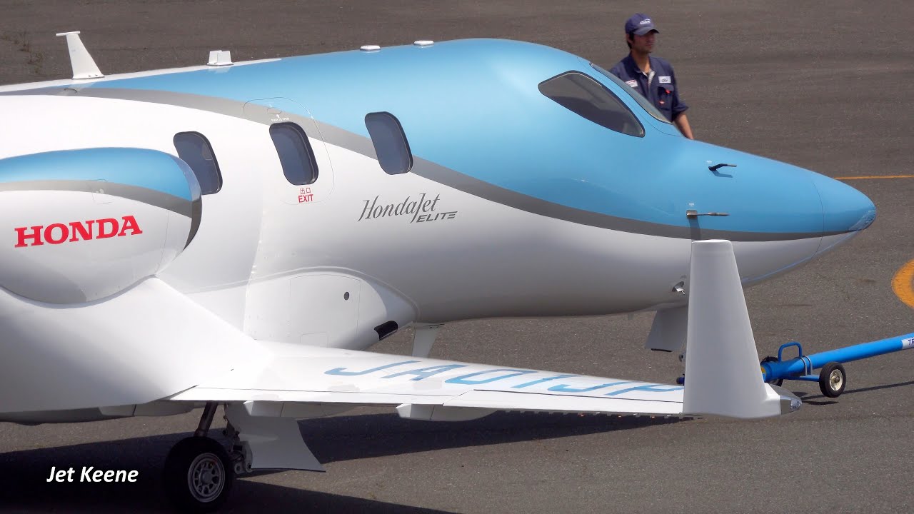 HondaJet Elite Takeoff & Landing