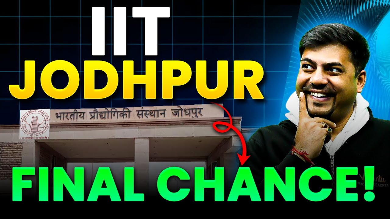 IIT Jodhpur - B.S/B.Sc in Applied AI & Data Science | IIT Jodhpur Without JEE | Harsh Sir