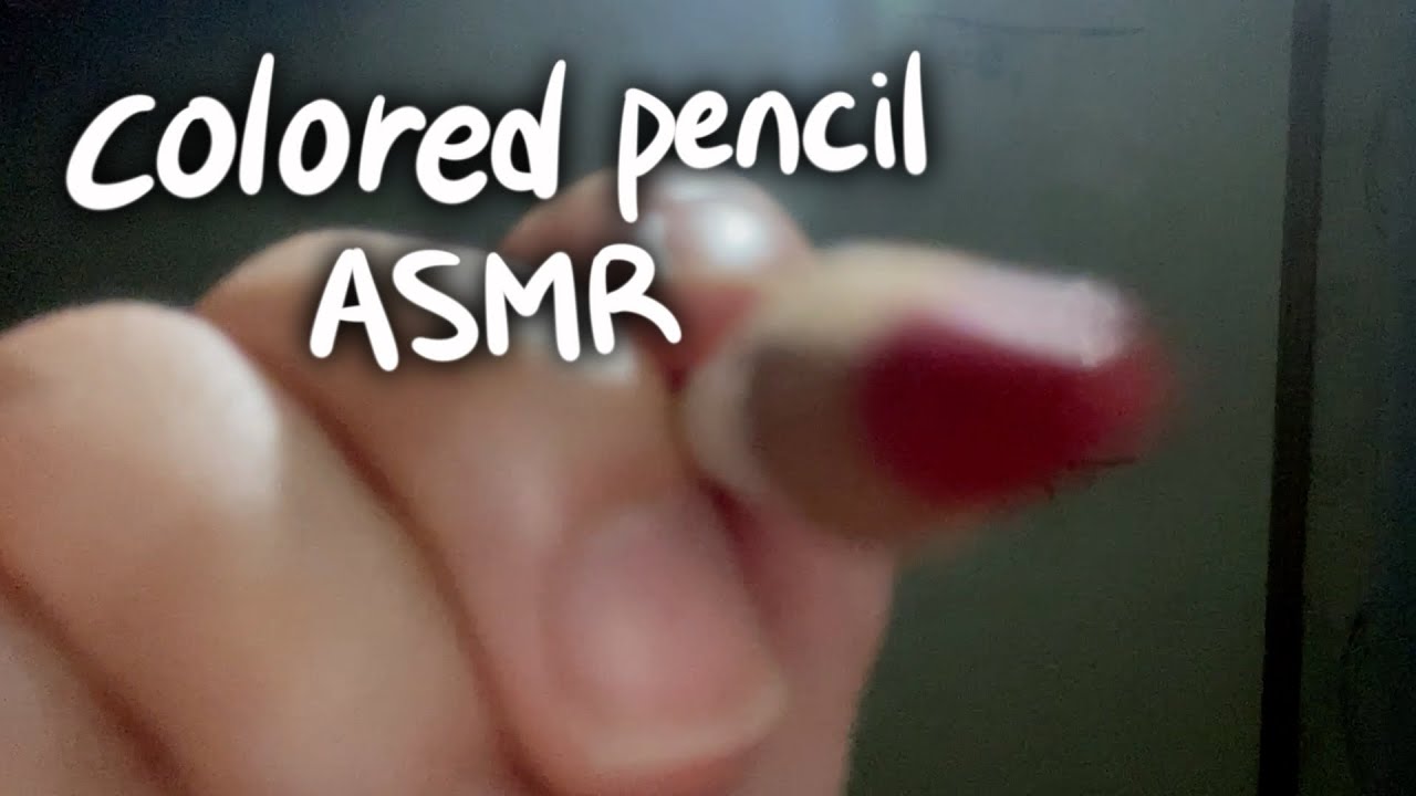 ASMR 당신의 얼굴은 스케치북 사각사각 색연필 소리와 시각적 팅글 Your face is sketchbook! colored pencil visual triggers