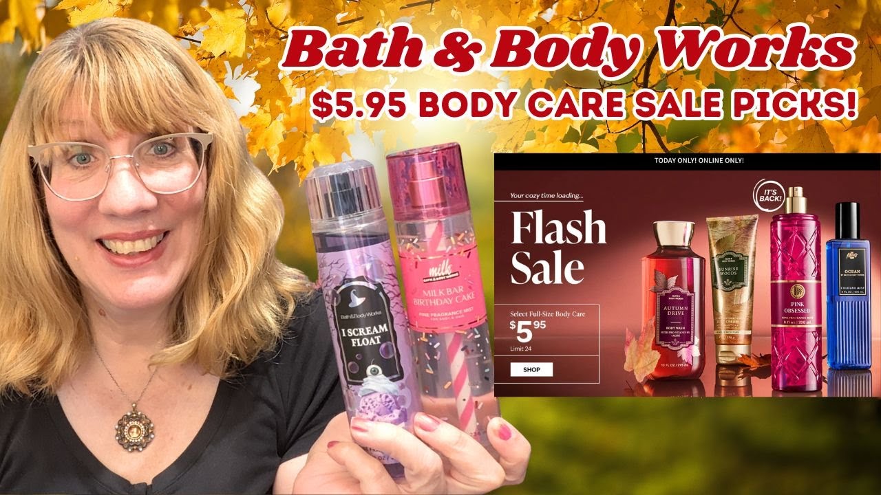 Распродажа средств по уходу за телом от Bath & Body Works по цене $5.95!