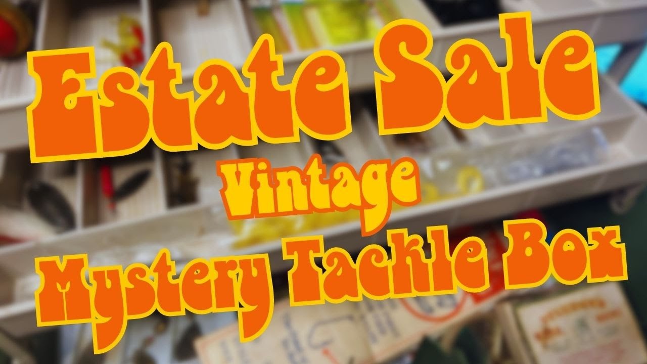 Estate Sale Fishing Finds - Vintage Mystery Tackle Box - What's inside??