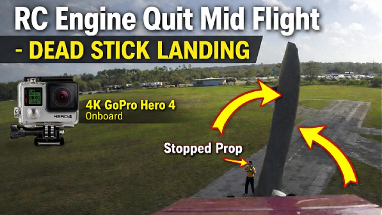 ✈️ RC Engine Quit Mid Flight – Dead Stick Landing