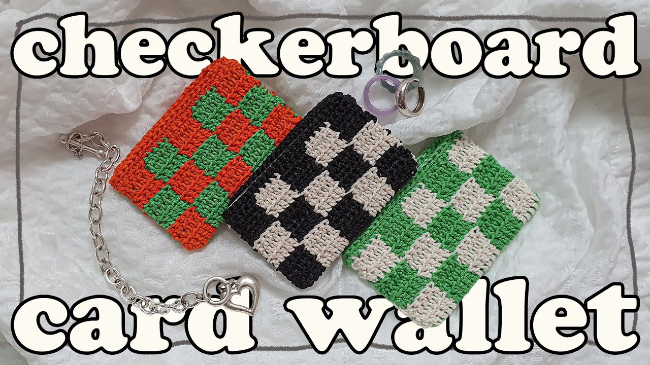 [ENG] 1mm 실 다 들고왓! 체커보드 카드지갑 만들기 Let's make Checkerboard Card Wallet.